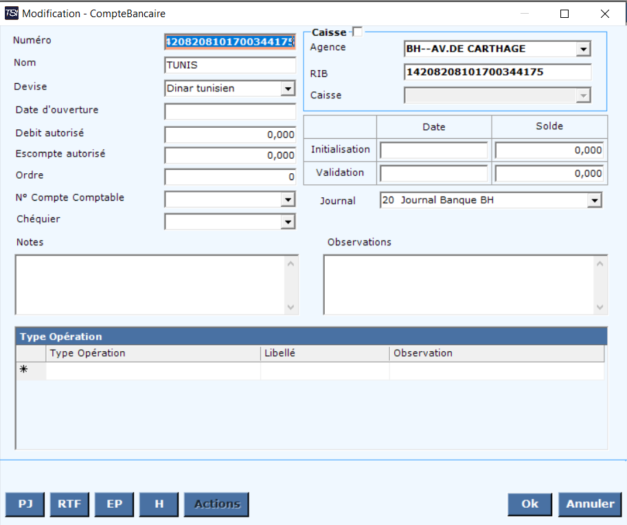 Compte bancaire