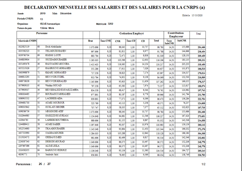 Déclaration CNRPS